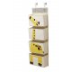 3 Sprouts Vgophng med lommer (Wall Organizer), Giraf
