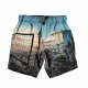 Molo Badeshorts med Strandmotiv, Bl