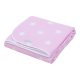 Little Dutch Sengetppe, Mix (110x140 cm)+O151, Pink med hvide stjerner