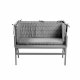 Markland Madras og Sengerand St til Babytrold Bedside Crib, Gr