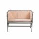 Markland Madras og sengerand st til Babytrold Bedside Crib, Rosa