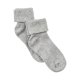 Minymo Baby Rib Sokker (2-pak), Light Grey Melange