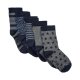 Minymo Sokker (5-pak), Mnster/Dark Grey Melange