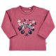 Minymo Langrmet T-shirt, Blomster og Panda/Rose Wine
