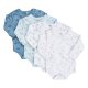 Pippi Body Langrmet (4-pak), Light Blue