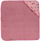 Smfolk Baby Hndklde med Htte 70x70cm, Sea Pink
