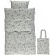 Smfolk Juniorsengest 100x140 cm med bler, Lt. Grey Mix